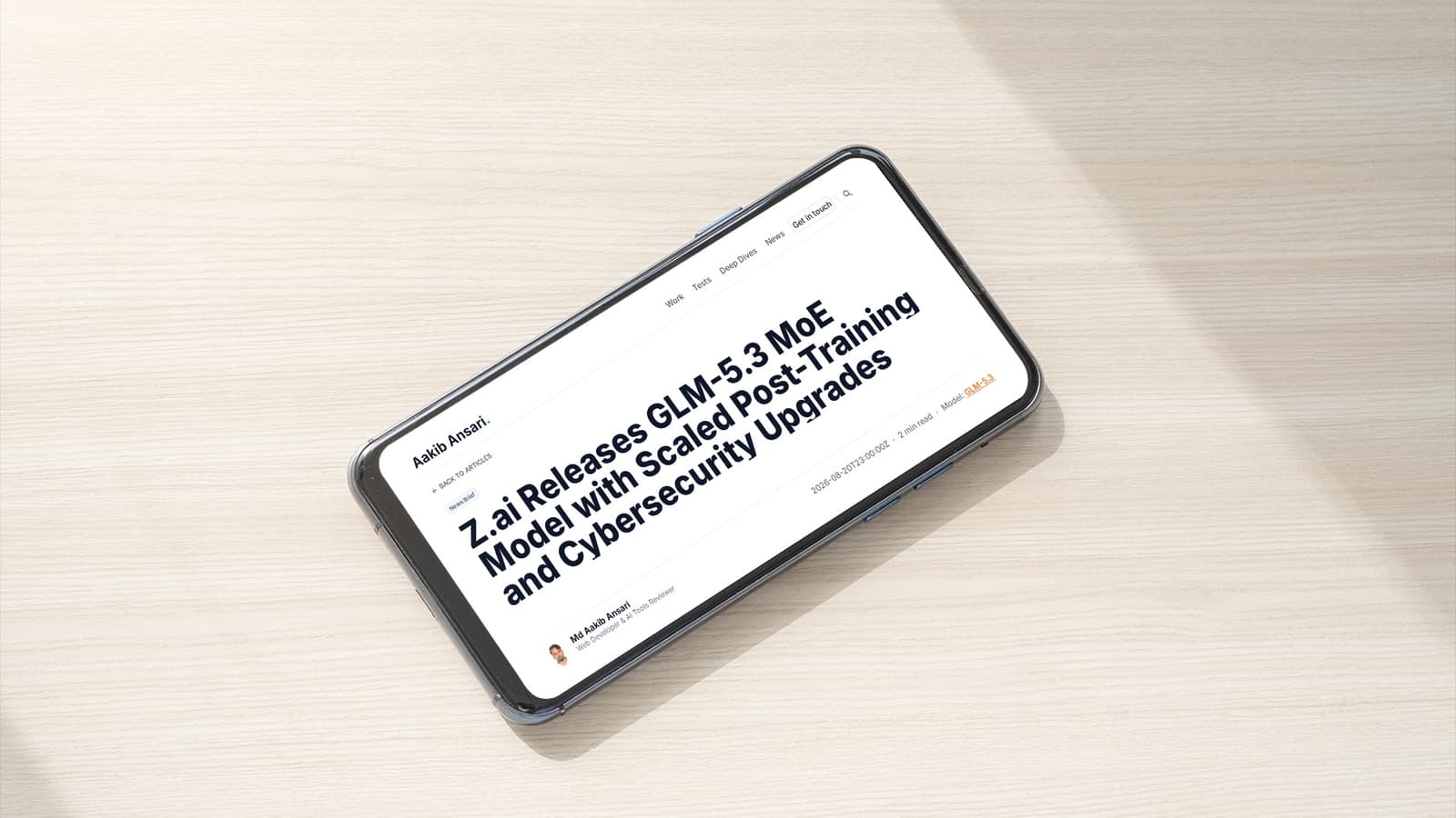 Z.ai Releases GLM-5.3 MoE Model with Scaled Post-Training and Cybersecurity Upgrades