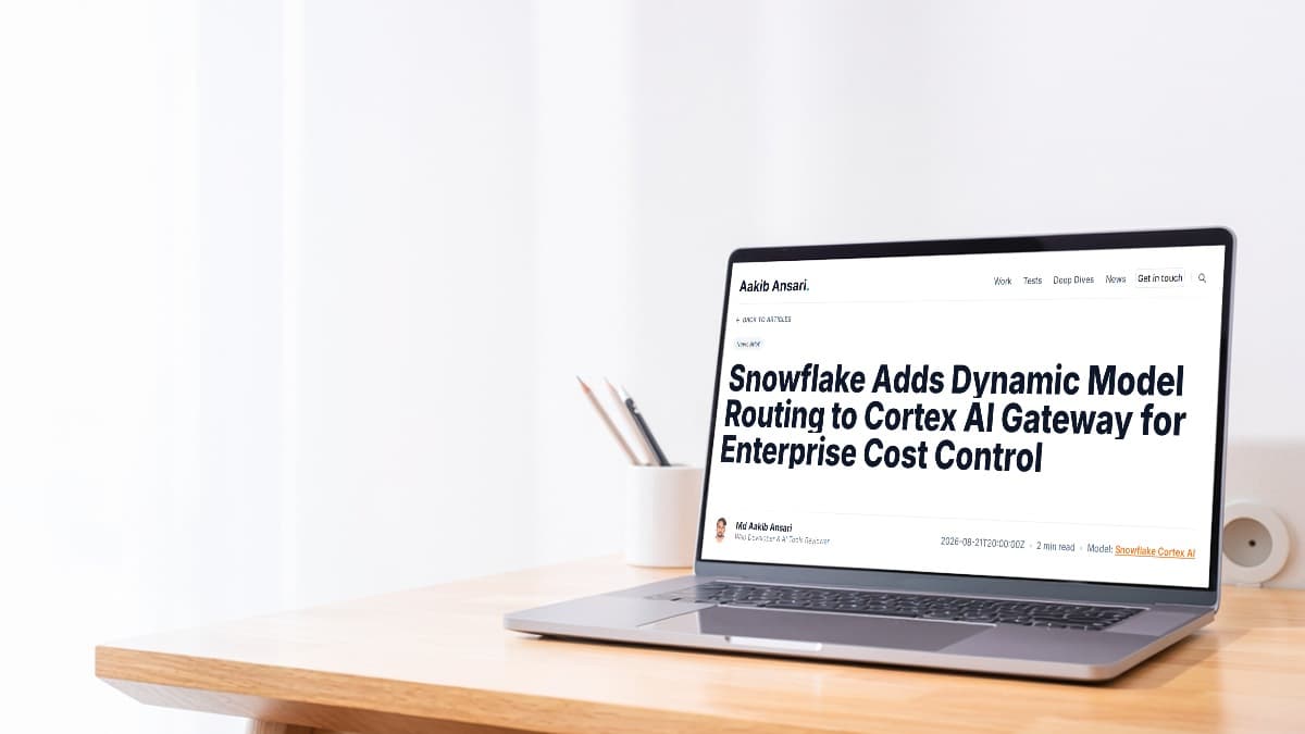 Snowflake Adds Dynamic Model Routing to Cortex AI Gateway for Enterprise Cost Control