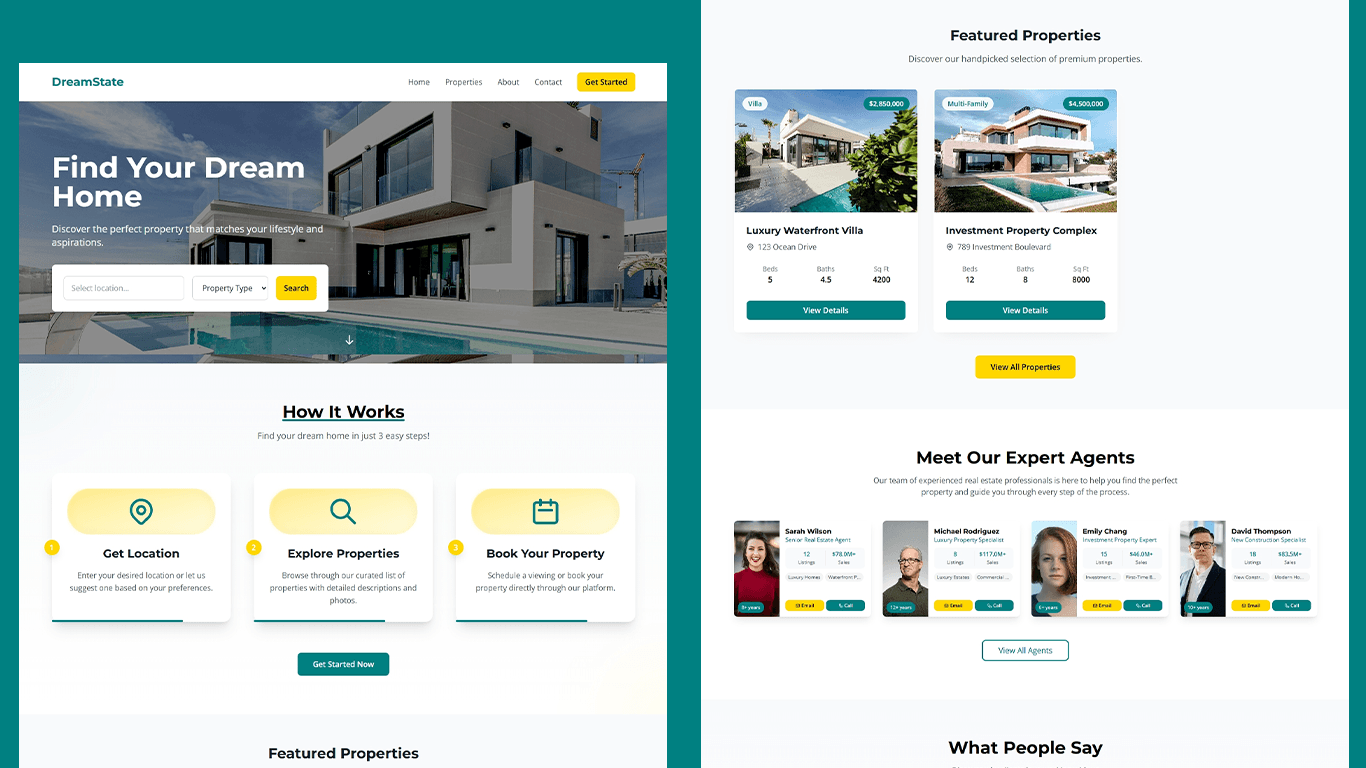 Dream State Website