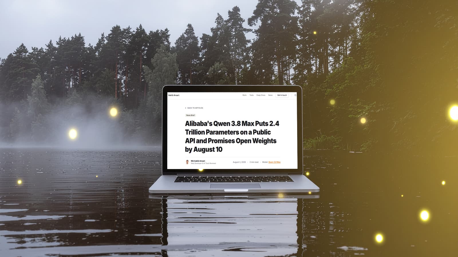 Alibaba's Qwen 3.8 Max Puts 2.4 Trillion Parameters on a Public API and Promises Open Weights by August 10