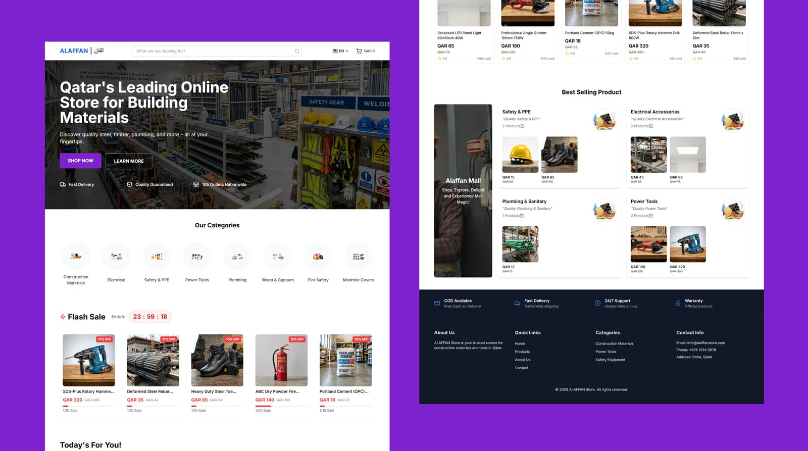 Allaffan Ecommerce Website