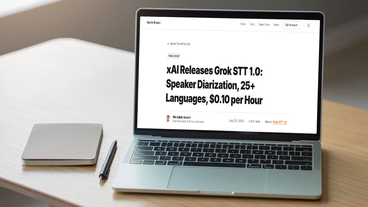 xAI Releases Grok STT 1.0: Speaker Diarization, 25+ Languages, $0.10 per Hour