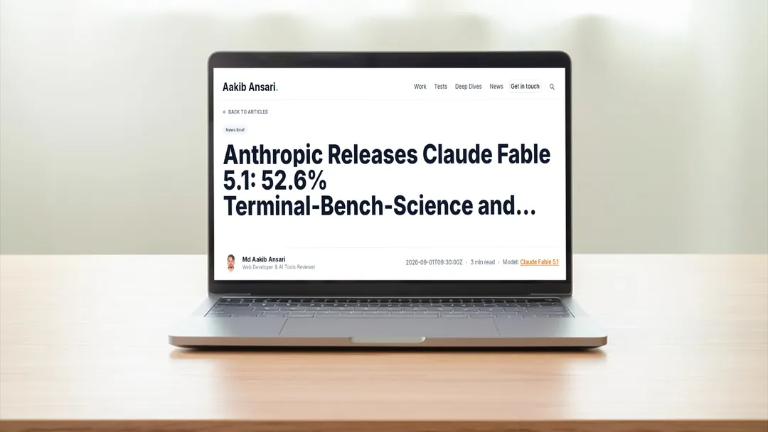 Anthropic Releases Claude Fable 5.1: 52.6% Terminal-Bench-Science and 75% Cache Read Price Cut