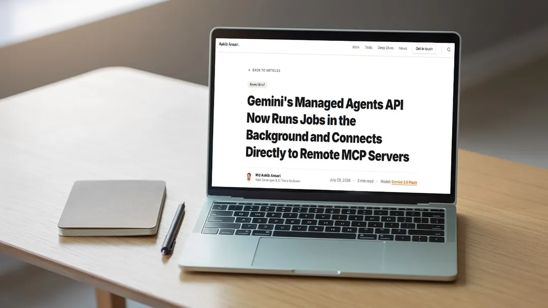 Gemini's Managed Agents API Now Runs Jobs in the Background and Connects Directly to Remote MCP Servers