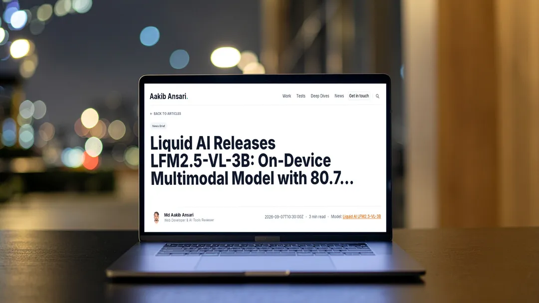 Liquid AI Releases LFM2.5-VL-3B: On-Device Multimodal Model with 80.7 ScreenSpot Score