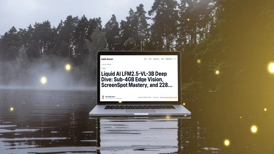 Liquid AI LFM2.5-VL-3B Deep Dive: Sub-4GB Edge Vision, ScreenSpot Mastery, and 228 tok/s Execution