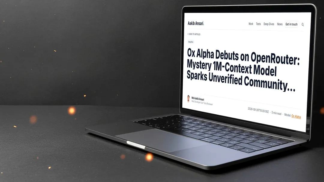 Ox Alpha Debuts on OpenRouter: Mystery 1M-Context Model Sparks Unverified Community Benchmark Claims