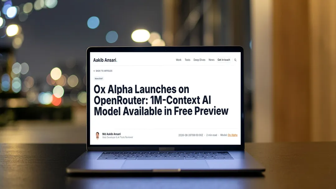 Ox Alpha Launches on OpenRouter: 1M-Context AI Model Available in Free Preview