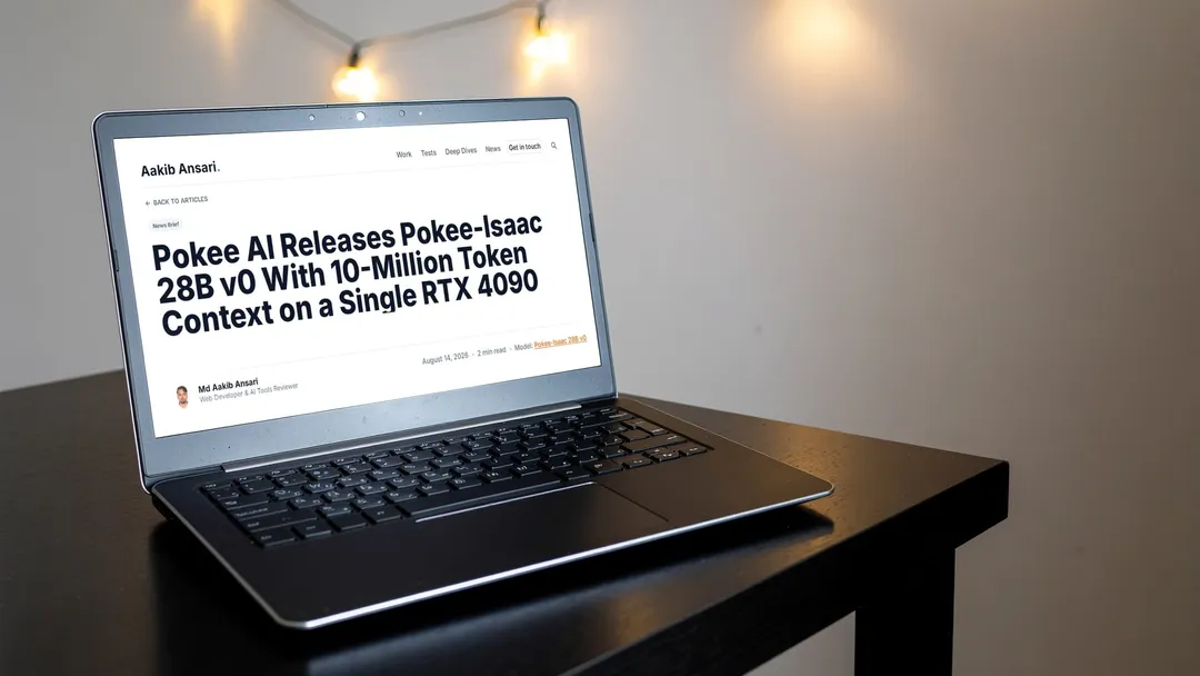 Pokee AI Releases Pokee-Isaac 28B v0 With 10-Million Token Context on a Single RTX 4090