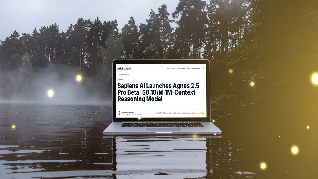 Sapiens AI Launches Agnes 2.5 Pro Beta: $0.10/M 1M-Context Reasoning Model