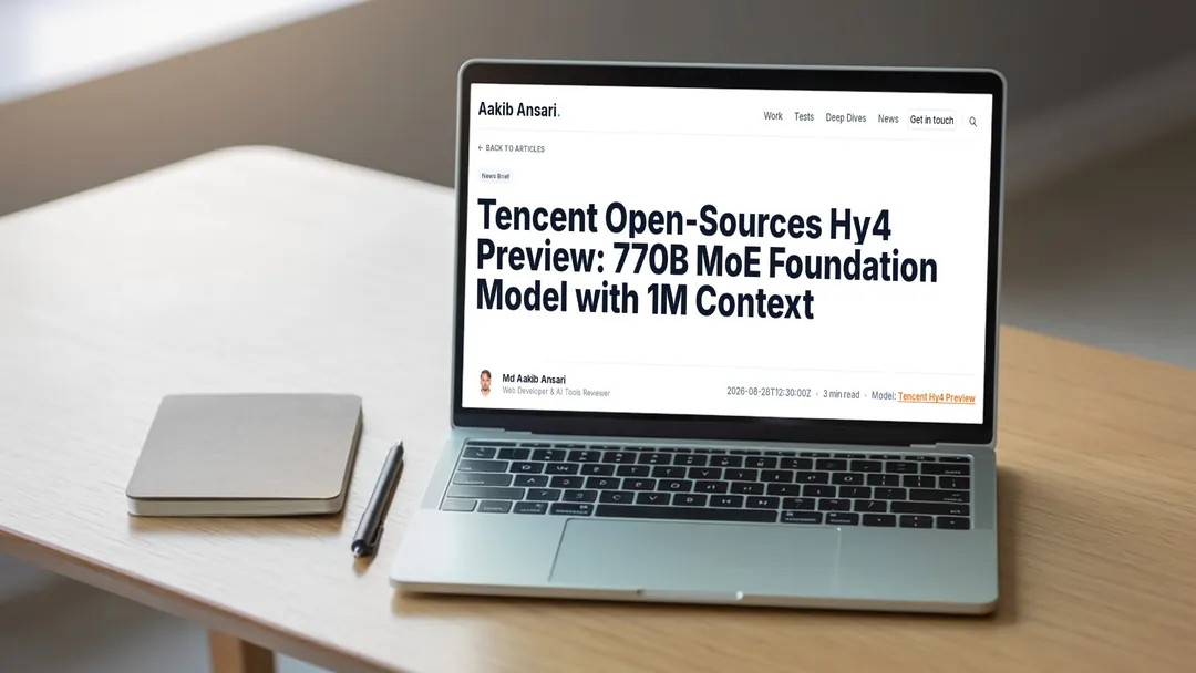Tencent Open-Sources Hy4 Preview: 770B MoE Foundation Model with 1M Context